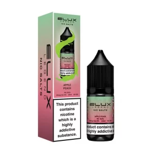 Elux Legend Nic Salts 10ml nicotine Apple Peach flavoured