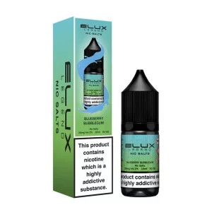 Elux Legend Nic Salts 10ml nicotine Blueberry Bubblegum flavoured