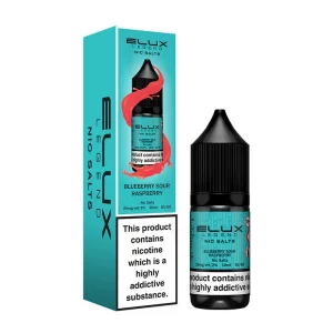 Elux Legend Nic Salts 10ml nicotine Blueberry Sour Raspberry flavoured