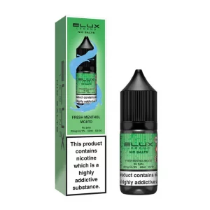 Elux Legend Nic Salts 10ml nicotine Fresh Menhtol Mojito flavoured
