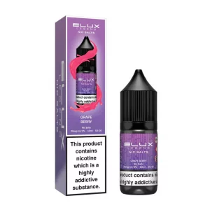 Elux Legend Nic Salts 10ml nicotine Grape Berry flavoured