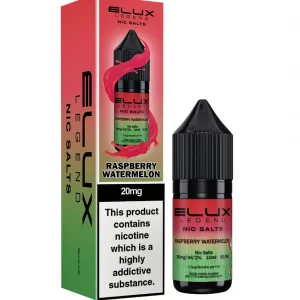 Elux Legend Nic Salts 10ml  nicotine Raspberry Watermelon flavoured
