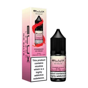Elux Legend Nic Salts 10ml nicotine Strawberry Ice Cream flavoured
