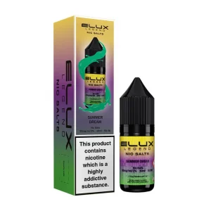 Elux Legend Nic Salts 10ml  nicotine Summer Dream flavoured