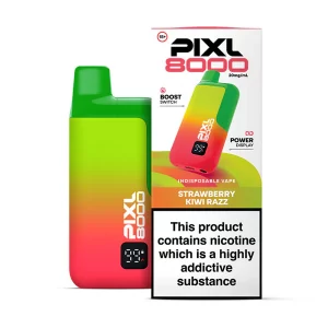 Pixl 8000 Strawberry Kiwi Razz Vape Kit