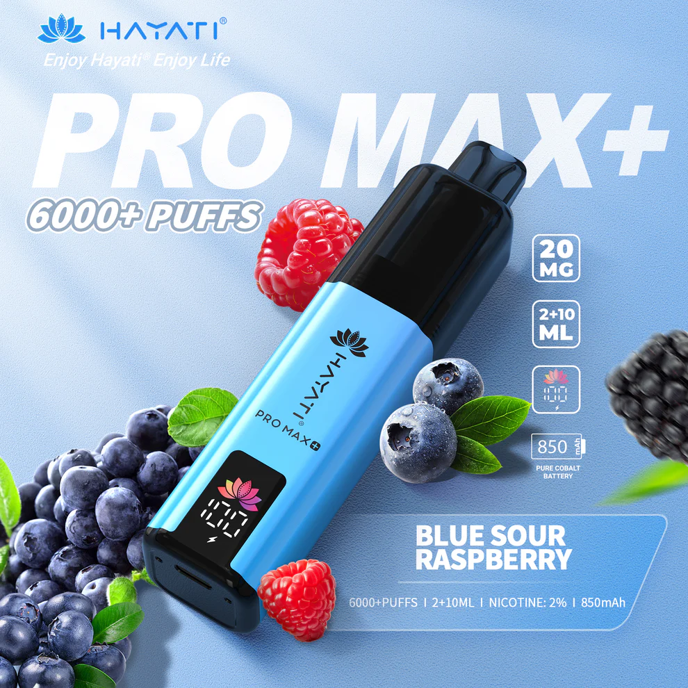 Hayati ProMax+ 6000 Blue Sour Raspberry