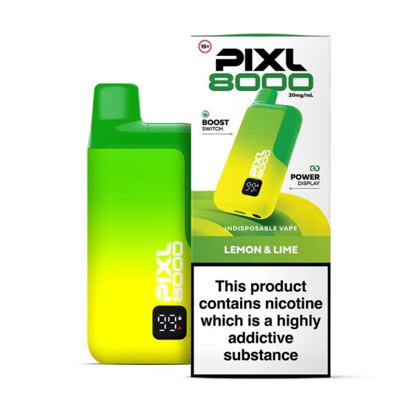 Pixl 8000 Lemon Lime Vape kit