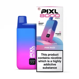 Pixl 8000 Pink Razz Vape Kit
